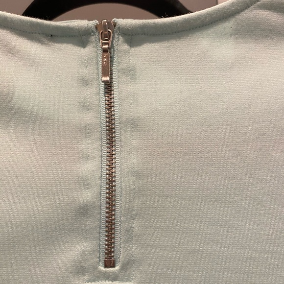 Forever 21 Baby Blue Peplum Top - Picture 4 of 5